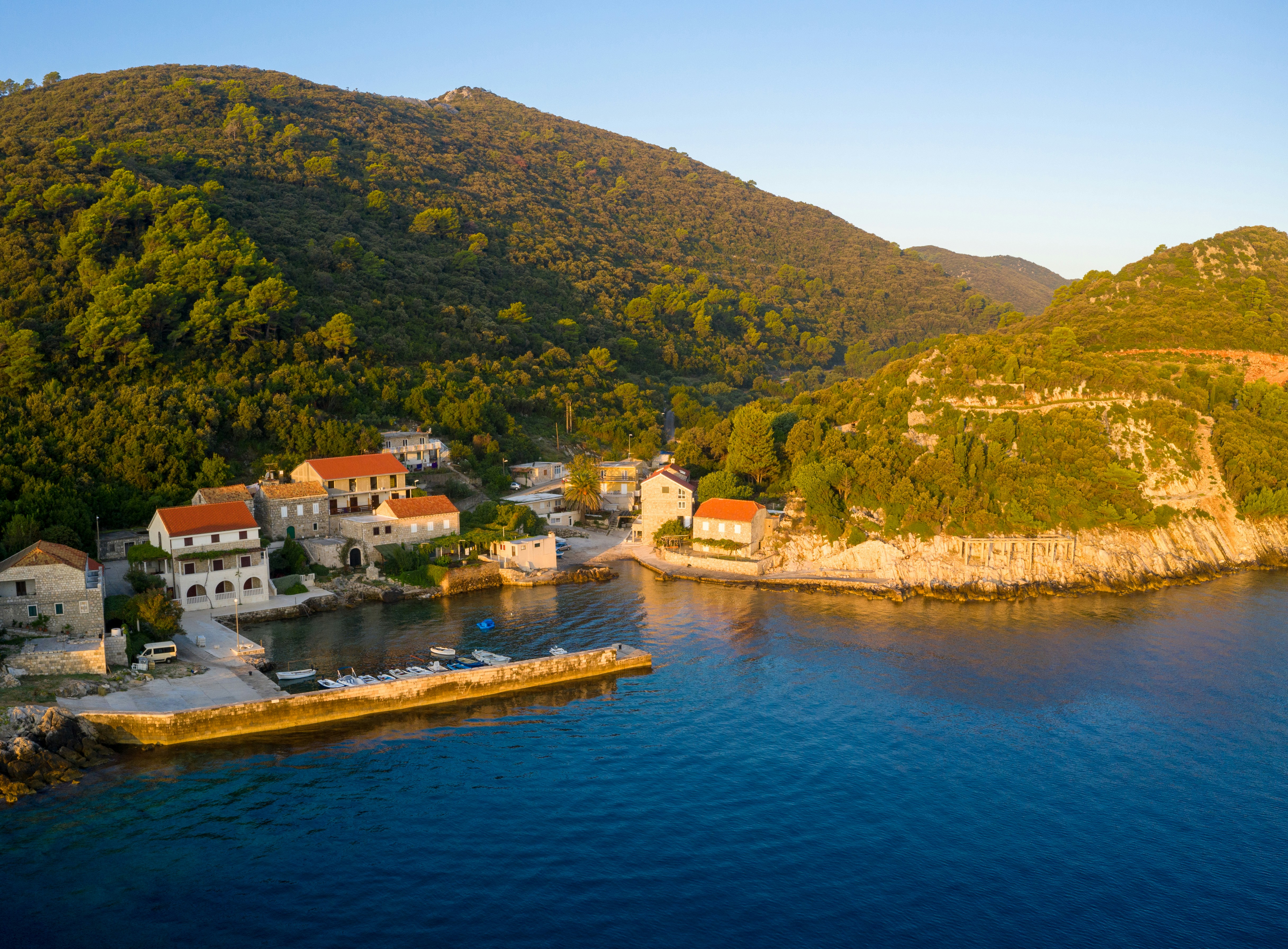 Mljet salt lakes