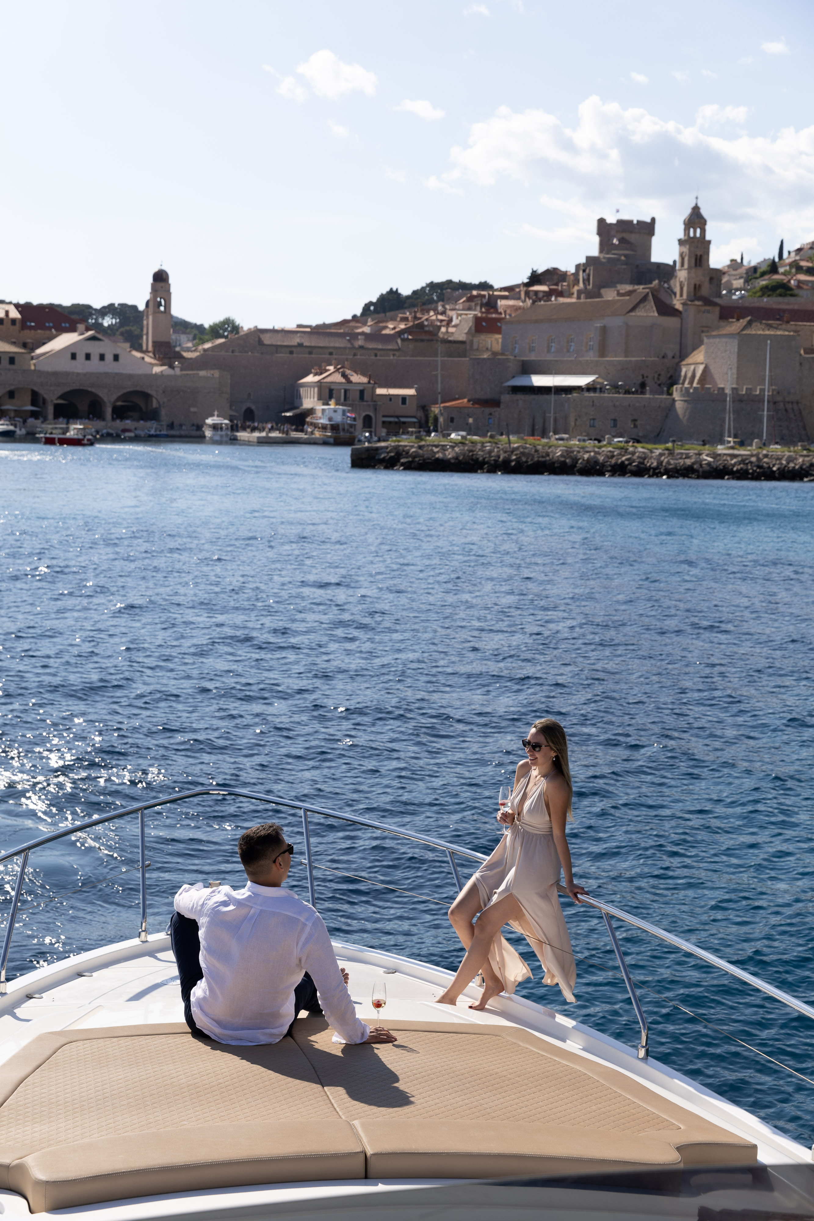 Custom celebration on a private yacht in Dubrovnik