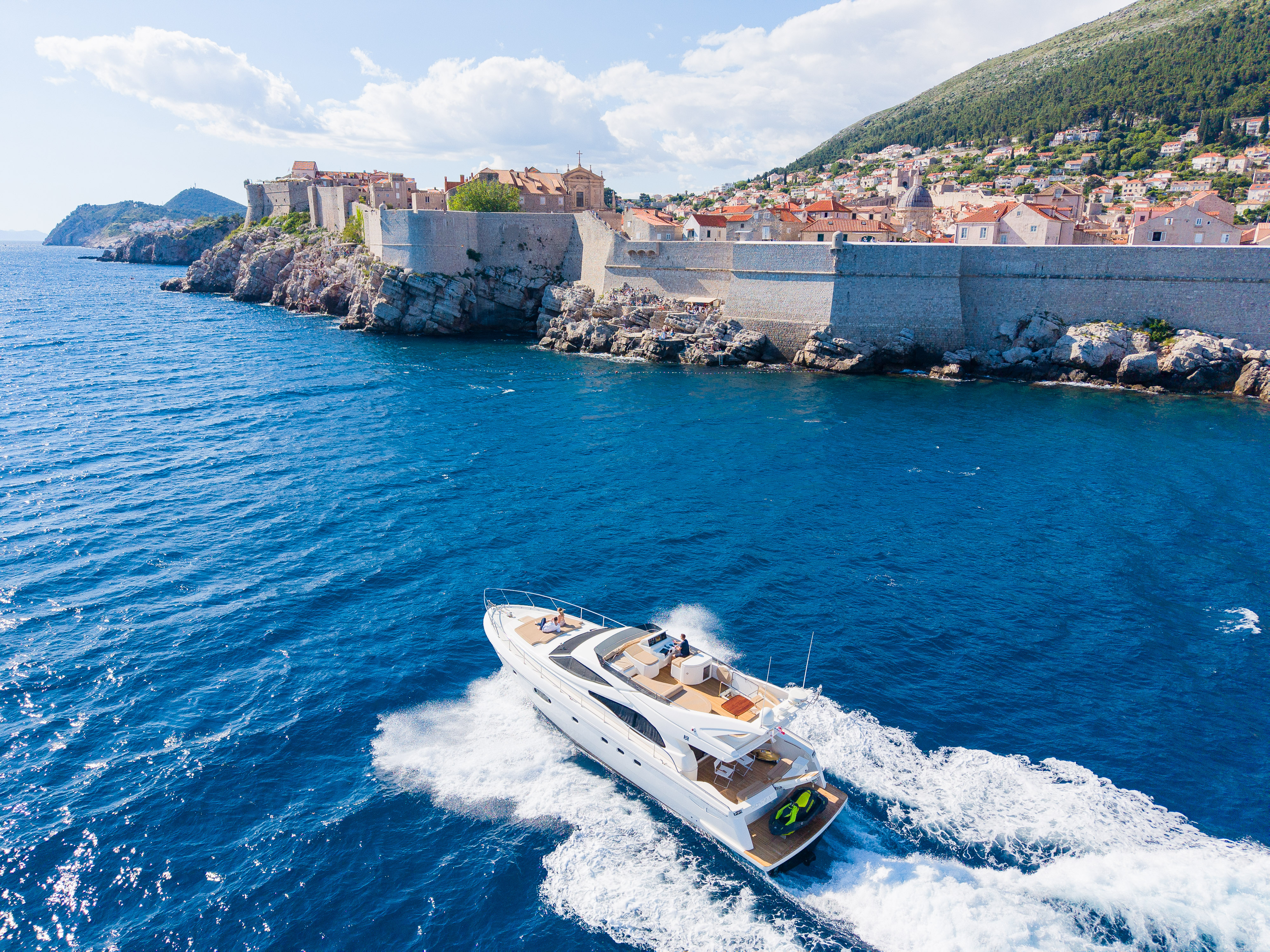 Old Town of Dubrovnik from the sea